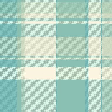 Gökyüzü kumaş arka planı, noel kartı tartan vektörü. Sevgililer Günü desenli desenli, deniz mavisi ve açık renkli ekose kumaş..