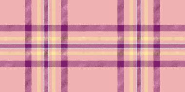 Mükemmel vektör kumaş, kadife desenli arka plan. Britanya 'nın kusursuz ekose kumaşı açık ve pembe renklerde.