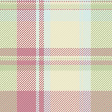 Sakin ekose taşıyıcı tekstil, sabit kumaş örneği. Lşık ve pastel renklerle renksiz tartan arkaplanı kapla.