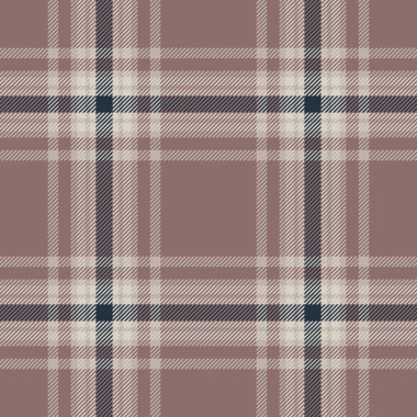 Pastel ve açık renkli desensiz vektör kumaşlı arka plan kontrol ekoseli tekstil tartan.