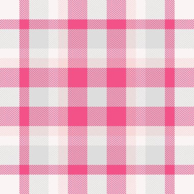 Baba desenli tekstil dokusu, kabile vektör arkaplan tartanı. Ekose kumaşı, beyaz ve kırmızı renklerle renklendirir.