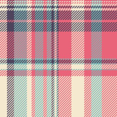 Çerçeve desenli kumaş, kışlık ekoseli vektör pürüzsüz. Aydınlık ve kırmızı renklerde tartan tekstil izolasyon denetimi.