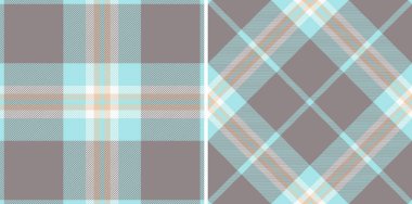 Tartan desenli ekose kumaş ile vektörsüz arka plan tekstil dokusunu kontrol et. Toprak renginde. En iyi fanila gömlekler moda..