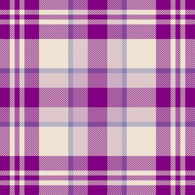 Ekose kontrol deseni pembe. Kusursuz kumaş dokusu. Tartan tekstil baskı tasarımı.