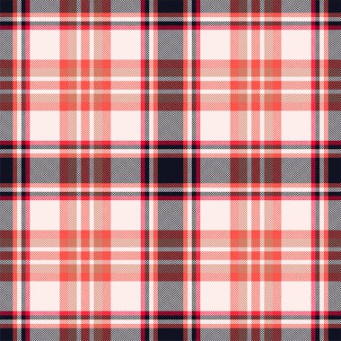 Ekose desenli. Kumaş dokusunu kontrol et. Vektör tekstil baskı tasarımı.