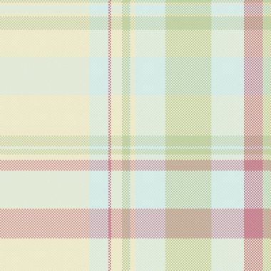 Gündüz dokusunu kusursuz, ekoseli kumaş. Işık ve pastel renklerde kaliteli kumaş tartan vektör arkaplanı.