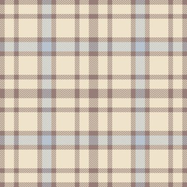 Aydınlık ve pastel renklerde tekstil kumaş desenli kontrol desenli tartanın vektörsüz arkaplanı.