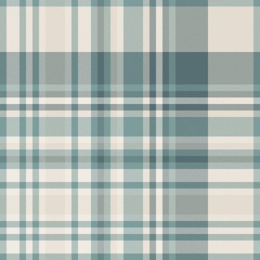 Avcı tekstil dikişsiz arka plan, kıyafet vektör dokusu. Pastel ve açık renklerde mükemmel desenli kumaş tartan kontrolü.