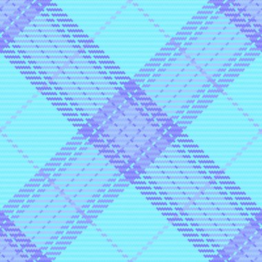 Tekstil desenli tartanın kumaş denetim vektörü, dikişsiz desenli arka plan ekoseli, siyan ve mavi renklerde..