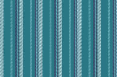 Performans, dikey, dikey doku, Kanada hatları kumaş deseni. Cyan ve beyaz renkli otel vektör çizgisi tekstil arkaplanı.