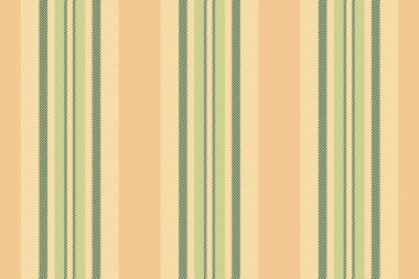 Bebek çizgileri çizgili arka plan, İspanyol dikişsiz dokusu dikey. Turuncu ve açık renkli hassas kumaş tekstil vektör deseni.