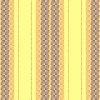 Kanada arka plan çizgileri dikey, periyodik tekstil dokusu vektörü. Pastel kumaş pürüzsüz şerit deseni sarı ve morumsu renklerde..
