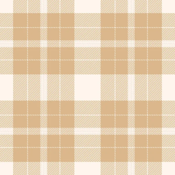 Günlük kumaş dokusu kontrolü, ekran ekose kumaşı. İri ahşap ve deniz kabuğu renklerinde nötr arkaplan vektörü.