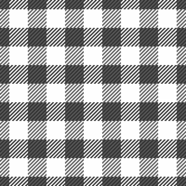 Noel kartı, kusursuz çek dokusu, derin arka plan tekstil vektörü. Kraliyet kumaşı desenli gri beyaz kumaş ekoseli..