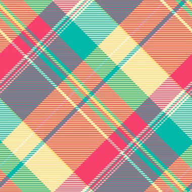 Ekose kumaşın tekstil tasarımı. Gömlek, elbise, takım elbise, kağıt baskı, davetiye ve hediye kartı için kareli kumaş desenli tartan..