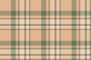 Ekose arka plan, bej rengi kusursuz deseni kontrol et. Tekstil baskısı için vektör kumaş dokusu, ambalaj kağıdı, hediye kartı, duvar kağıdı düz tasarım.