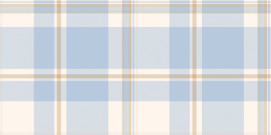 Klasik dikişsiz tartan kontrolü, ekose vektör geçmişi. Lüks desen dokusu ışık ve deniz kabuğu renginde..