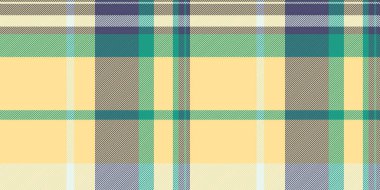 Doğrusal tartan arkaplan deseni, baklava desenli ekose dikişsiz. İngilizce kontrol doku vektör kumaşı kehribar ve mavi renk.