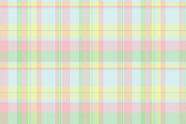 Çevrimiçi tartan doku vektörü, tekstil kumaş deseni üretiyor. Ekose panço denetimi açık renk ve limon renklerinde pürüzsüz arkaplan.