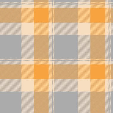 Kovboy arkaplan dokusu vektörü, üstten dikişsiz tartan. Brezilya tekstil kumaş deseni koyu gri ve açık renkli.