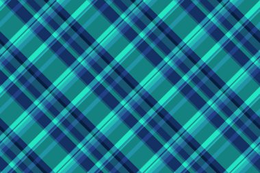 Ceket vektör dokusu arka planı, ekose desenleri düzgün kontrol et. Gök mavisi ve cyan renginde, kışın dikişsiz kumaş..