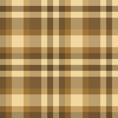 Tarz arka plan dokusu vektörü, mendil tartan kumaşı. Kehribar ve turuncu renkte, kusursuz ekoseli kontrol deseni..