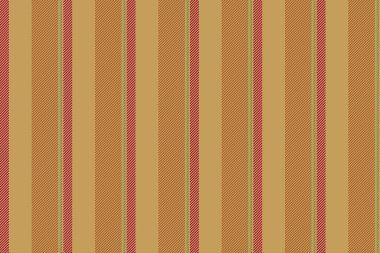 Hippi kumaş desenleri, tekstil dikişsiz giysiler. Kehribar ve turuncu renklerde dikey arkaplan çizgisi.