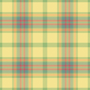 Mutfak dikişsiz taşıyıcı tekstil, Noel desenli tartan. Geometrik ekose arka plan denetimi kumaş sarı ve yeşil renkte.