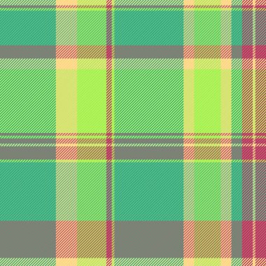 Nane ve yeşil renklerde kumaş arkaplan desenli, dikdörtgen desensiz tartandan vektör tekstili.