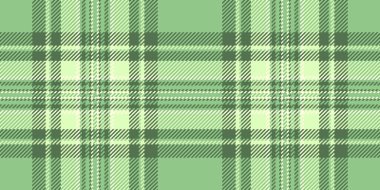 Çizgili doku vektör deseni, UK tekstil dikişsiz arka plan. Bandana yeşil ve açık renkli kumaş tartan ekoseyi kontrol et.
