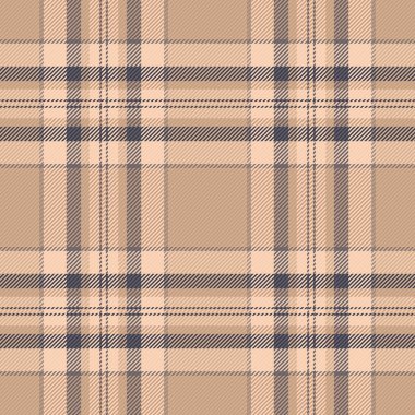 1950 'lerin geçmiş taraması tekstil, pastel tartan desen. Güzel vektörsüz kumaş ekoseli ışık ve turuncu renkli.