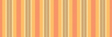 Grafik desenli tekstil kumaş, çizgili arkaplan çizgisi dokusu. Turuncu ve kırmızı renkte asgari dikey çizgili çizgili vektör.