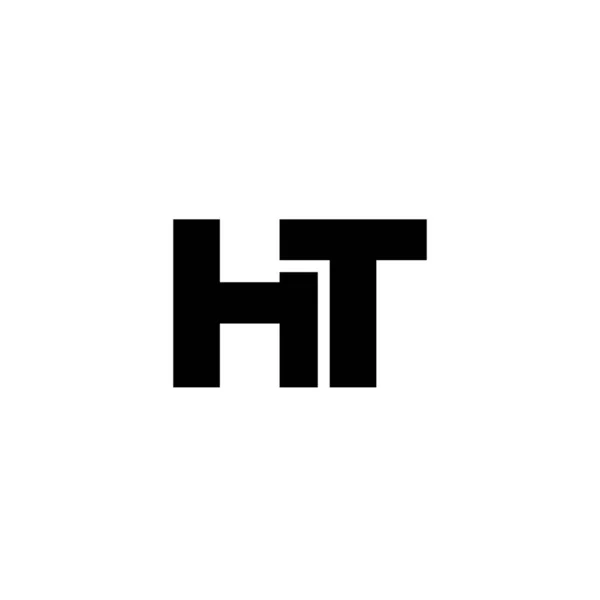 Huruf Trendy Dan Templat Desain Logo Minimal Monogram Berbasis Logotype - Stok Vektor