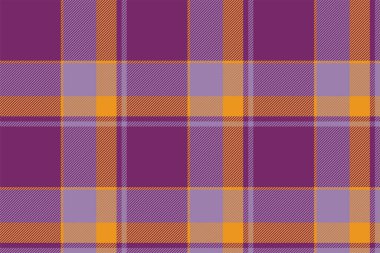 Ekose arka plan, pürüzsüz pembe deseni kontrol et. Tekstil baskısı için vektör kumaş dokusu, ambalaj kağıdı, hediye kartı, duvar kağıdı düz tasarım.