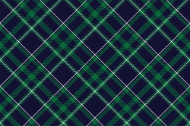 Tartan ekoseli arka plan, çapraz kontrol, kusursuz desen. Tekstil baskısı için vektör kumaş dokusu, ambalaj kağıdı, hediye kartı, duvar kağıdı düz tasarım.