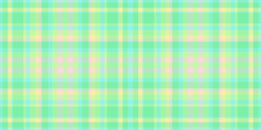 Doku vektörü tekstil, dikişsiz tartan kontrolü. Yeşil ve gök mavisi renginde rahat arka plan kumaş deseni.