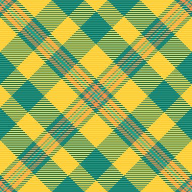 Asfalt kumaşlı kusursuz vektör ekosisteminin doku desenli arkaplanı, tekstil tekstilini gök mavisi ve sarı renklerle kontrol et.