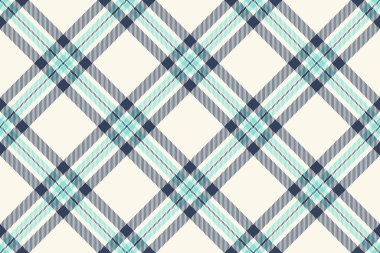 Hippi vektör desenli ekose, kişiselleştirilebilir tekstil arka plan dikişsiz. Eski dantel ve mavi renklerde doğu desenli tartan kontrol kumaşı.