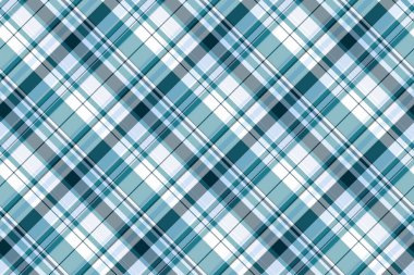 Latin kumaş tartan arka plan, bufalo desenli tekstil kontrolü. Podyum desenli ekoseli ekoseli cyan ve pastel renkte..