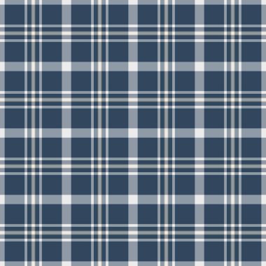 Ekoseli tartan dokusunun tekstil vektörü. Pastel ve cyan renklerinde kontrol edilmiş arka plan dokusu var..