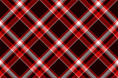 Tartan ekoseli arka plan, çapraz kontrol, kusursuz desen. Tekstil baskısı için vektör kumaş dokusu, ambalaj kağıdı, hediye kartı, duvar kağıdı düz tasarım.