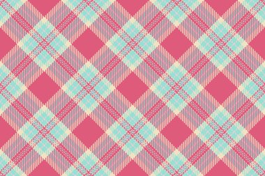 Kaz desenli arka plan ekoseli, iz bırakmayan desenli tartan. Kırmızı ve açık renkli mükemmel tekstil kumaşı denetim vektörü.