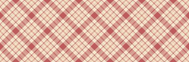 Düzenli dikişsiz kumaş, halk vektörü tartan dokusu. Tekstil arka plan ekoseli denetimini açık ve kırmızı renkte yap.