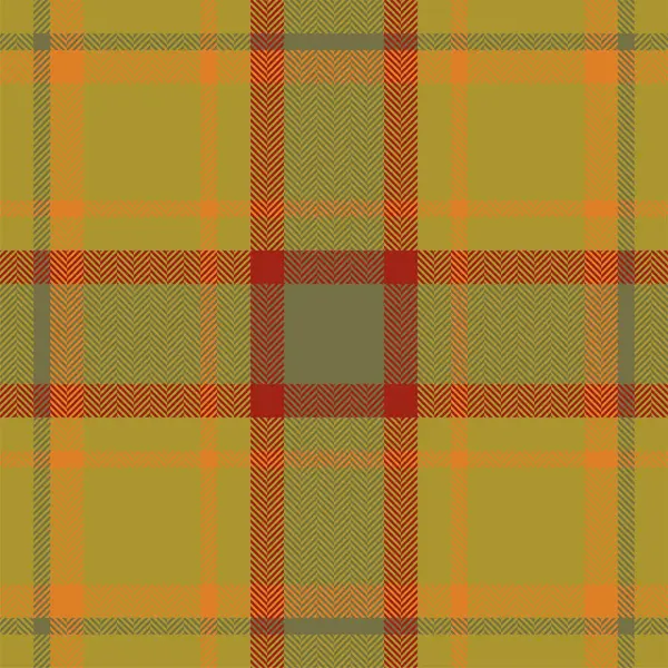 Ekose kontrol deseni turuncu ve kırmızı renklerde. Kusursuz kumaş dokusu. Tartan tekstil baskı tasarımı.