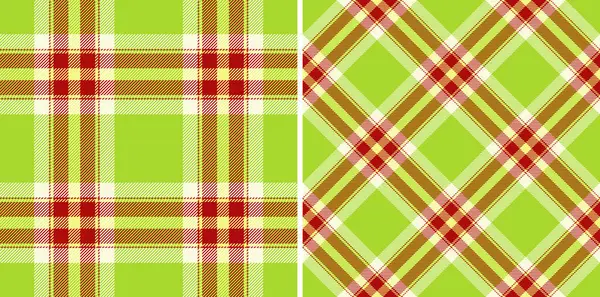 Ekose desenli arka plan kontrollü vektör kumaş dokusunun kusursuz tartan dokusu. Bahar renklerinde ayarlanmış. Mutfak dekorasyonu için yağlı bez..