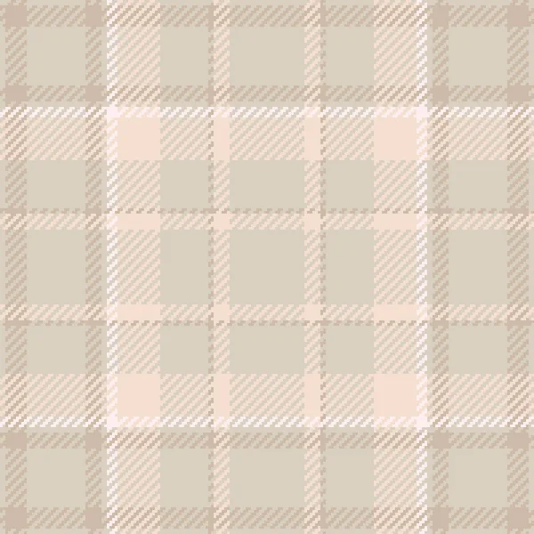 Ekose desenli pürüzsüz arkaplan vektörünün kumaş tartan dokusu açık ve beyaz renklerde tekstil kontrolü.
