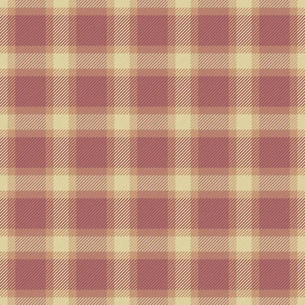 Asimetrik tartan vektörü dikişsiz, tekstil kumaş kontrolü yapılıyor. İndirimli arkaplan deseni ekose deseni kırmızı ve turuncu renkli.