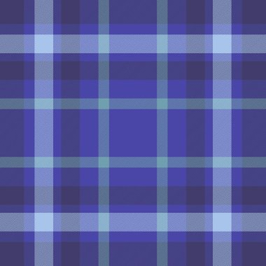 Ekose ekose desenli parmak izi, klasik desen kontrolü. Çivit ve açık renklerde arkaplansız kumaş tekstili seçin.