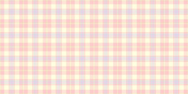 Türk desenli arka plan tekstil, ekose doku vektörü. Oturma odası açık ve beyaz renklerde, pürüzsüz tartan kumaşı kontrol et..