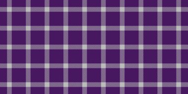 Grunge kumaş taşıyıcı tekstil, parti dokusu dikişsiz ekose. Gül desen kontrol menekşe ve gümüş rengi tartan.